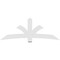 Ekena Millwork Davenport Architectural Grade PVC Gable Bracket, 84"W x 31 1/2"H x 2"D x 6"F, 9/12 Pitch GBP084X32X0206DAV00 - alternate 5
